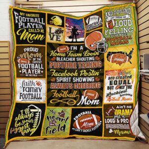 Football Mom Quilt Bt05_1008  Quilt